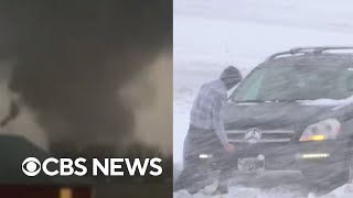 Severe weather brings tornadoes, heavy snow across U.S.
