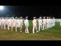 Cadetes de la Armada Nacional en ceremonia, en la Escuela Naval de Cartagena