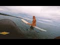 surfing in hawaii with my friend chloe riding almond r series joy vlog 9