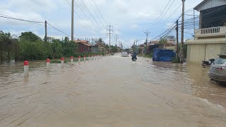 Heavy rains || Flood situation in Siem Reap 2022 || ស្ថានភាពជំនន់ទឹកភ្លៀងនៅខេត្តសៀមរាប2022