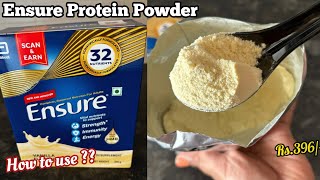 Ensure Protein Powder How to Use ?? Ensure Nutritional Drink Powder Review \u0026 Recipe | Ensure Powder