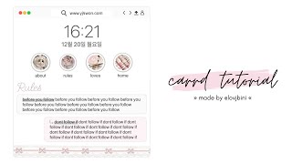 google themed interactive carrd tutorial — © k4lify, yj4won