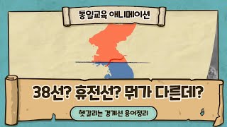 3.8선? 휴전선? 경계선 용어 정리