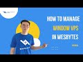 How To Manage VPS  (Windows VPS) - Wesbytes