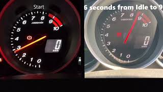 Mazda RX-8: Stock Flywheel vs Race Flywheel Comparison!