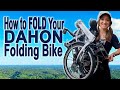 How to Fold a DAHON Foldable Bike