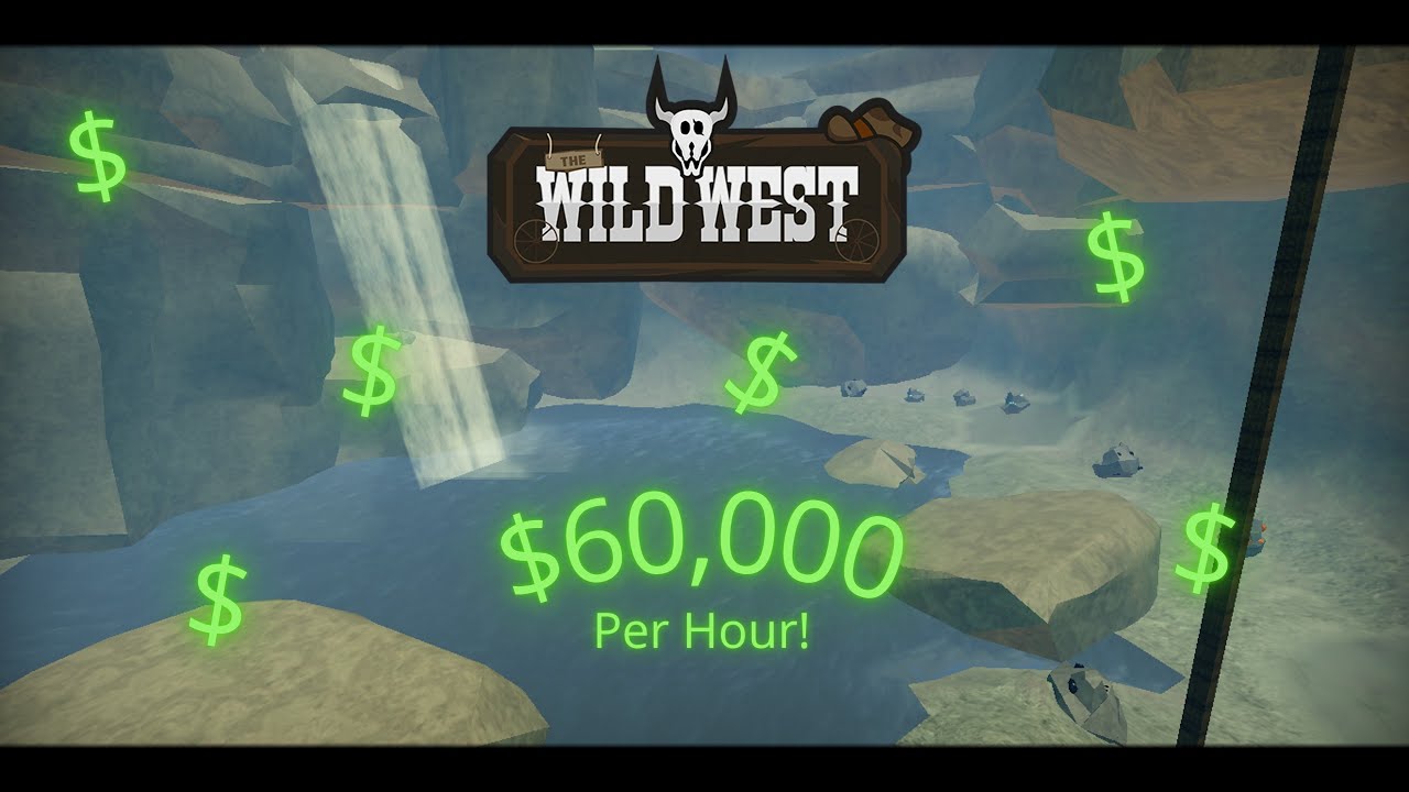 $60,000 Per Hour! Best Grinding Method On The Wild West Roblox (2023 ...