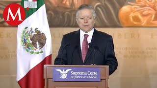Arturo Zaldívar, presidente de la SCJN da conferencia de prensa