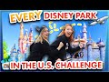 EVERY Disney Theme Park in the U.S. in ONE DAY -- Disney World to Disneyland 6 Parks Challenge