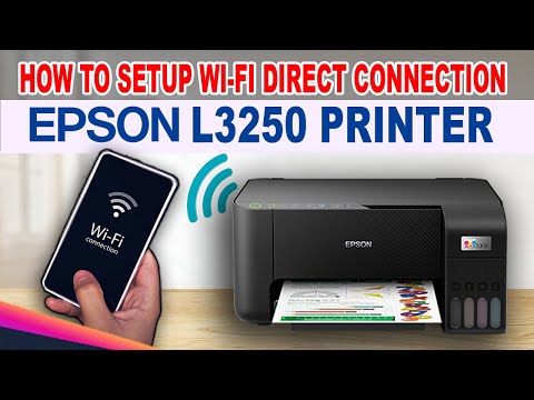 CÓMO CONFIGURAR LA CONEXIÓN WI-FI DIRECTA – IMPRESORA EPSON L3250.