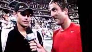Justin Gimelstob interviews Andy Roddick