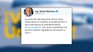 Candidato oficialista reconoce victoria de opositor Lacalle Pou en Uruguay | AFP