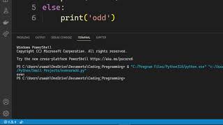 Check for even or odd number in Python | Python Projects || Python Tutorial