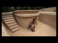 210 days how to build underground private pool in underground tunnel house