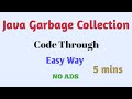 Java Garbage Collection - Code Through || Easy Way || 5 mins