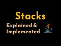 Stacks: Explained and Implemented with Arrays and LinkedLists in Java | Data Structures | Geekific