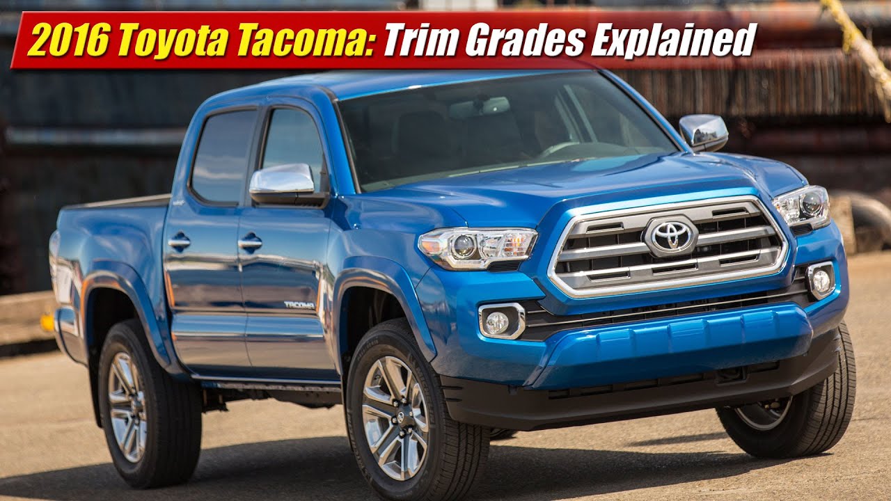 2015 Toyota Tacoma Trim Levels Explained