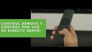 Control remoto y control por voz de DIRECTV Gemini