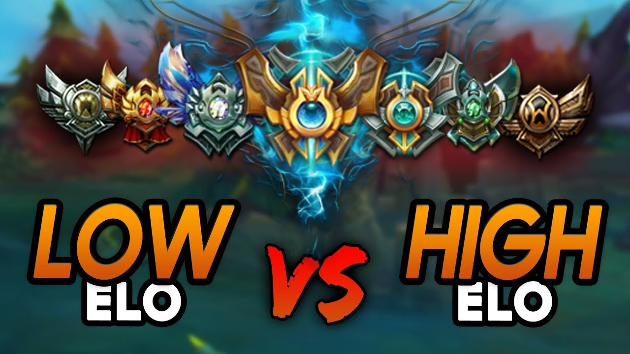 Real Difference Between Low And High Elo League Of Legends Youtube