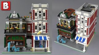 Custom LEGO Modular Antique Shop & Ice Cream Parlor!