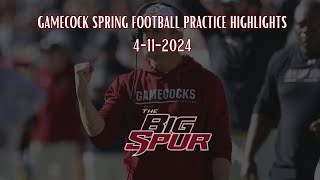 South Carolina football spring practice highlights 4.11.24