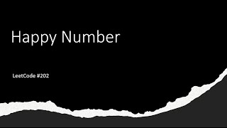 [SOLVED!] - Happy Number - LeetCode 202 - Java