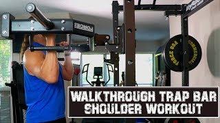 Walkthrough Trap Bar Shoulder Workout