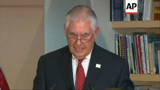 Tillerson speaks at Arctic Council meeting