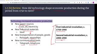 APWH Modern Unit 5 Review