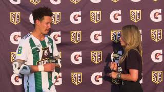 Brent Adams with the HAT TRICK! | Redwoods Postgame Interview