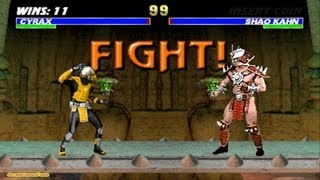 Mortal Kombat 3 arcade Cyrax Gameplay Playthrough