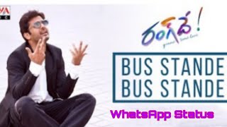 #RangDe Bus stande Bus stande | WhatsApp status ||#wegabeats