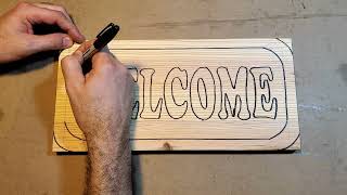 You'll Love How Easy This Rustic Welcome Sign Is to Build!