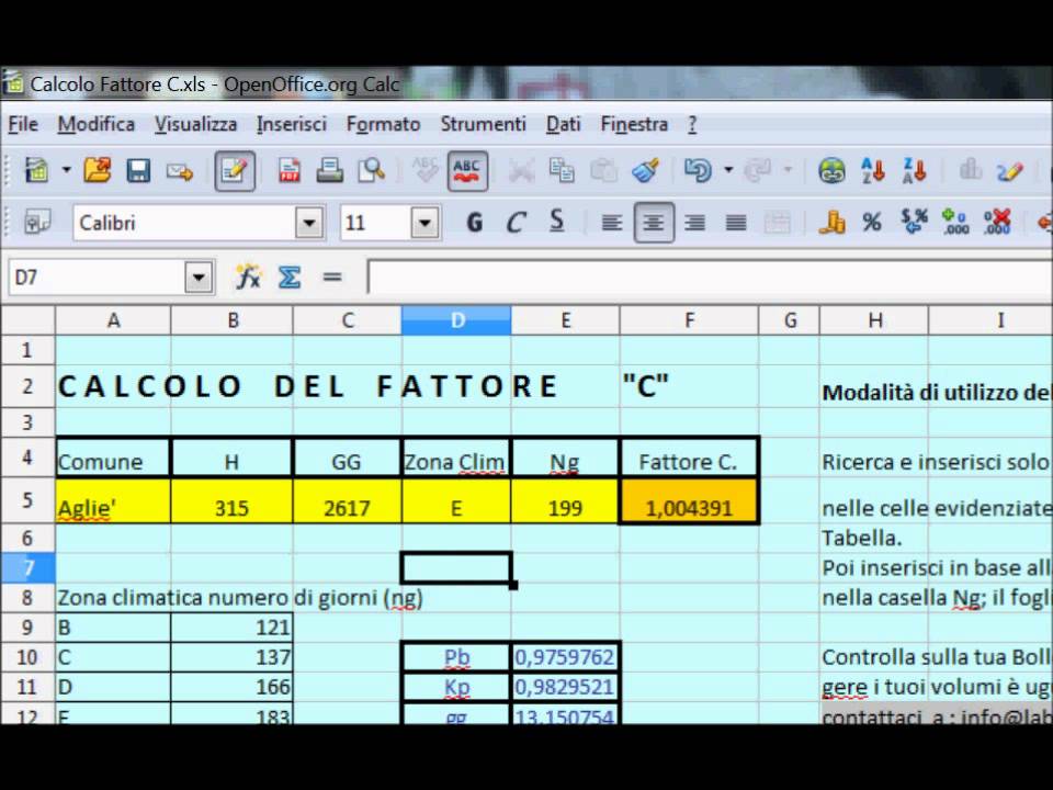 Calcolo Del Fattore C Correttore Dei Volumi Nella Bolletta Del Gas ...