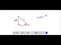 In this set of exercises, you will use right triangle trigonometry to study real-world problems. Un…