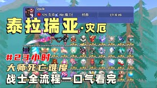 游戏实况 | 【泰拉瑞亚】23个小时！一口气看完新版灾厄大师死亡难度 - 战士全BOSS！全流程！【黑桃的泰拉瑞亚之旅】