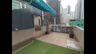 *private rooftop* Sheung Wan $16,500 net 256, 1 bedroom, Tai Ping Shan Street