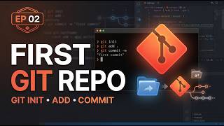 Create Your First Git Repository | Git Init, Add & Commit Explained (2026)