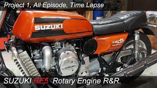 #09 Suzuki RE5, All Project Time Lapse