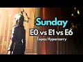 Sunday E0S1 vs E1S1 vs E6S1 ft. Topaz Hypercarry | MoC 2.5 Hoolay | Honkai: Star Rail