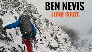 Ben Nevis via Ledge Route with Abacus Mountain Guides - Winter Climbing