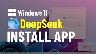 🐳 Install DeepSeek AI as an app on Windows 11 (2 ways)