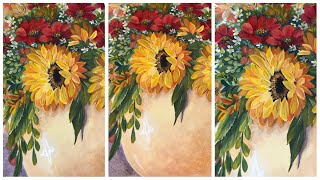 Aprende a Pintar Flores espectaculares /Técnica Pintura Acrílica