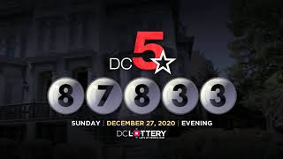 DC LOTTERY Evening 12/27/2020