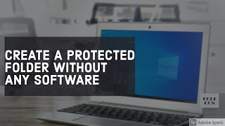 How to Lock a Folder with Password in Windows | Protect Files/Folders Without any Software -Code Gun