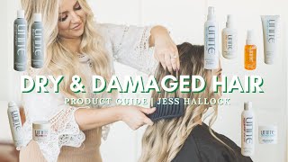 Product Guide for Dry \u0026 Damaged Hair | Jess Hallock | 2021