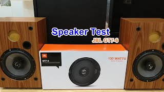 Car Audio : ลำโพงรถยนต์ JBL- Speaker test JBL GT7-6 installed on large speakers cabinet