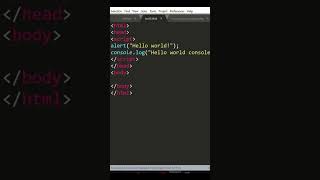 Getting Started and Input/Output with JavaScript (Web Development Basics) #shorts