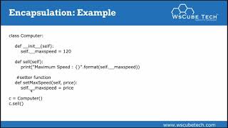 #32 Encapsulation In Python || Attributes And Methods In Python || Python Tutorial For Beginner ||