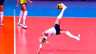 Acrobatic Foot Saves | Best Volleyball Actions for TWO Years | HD |